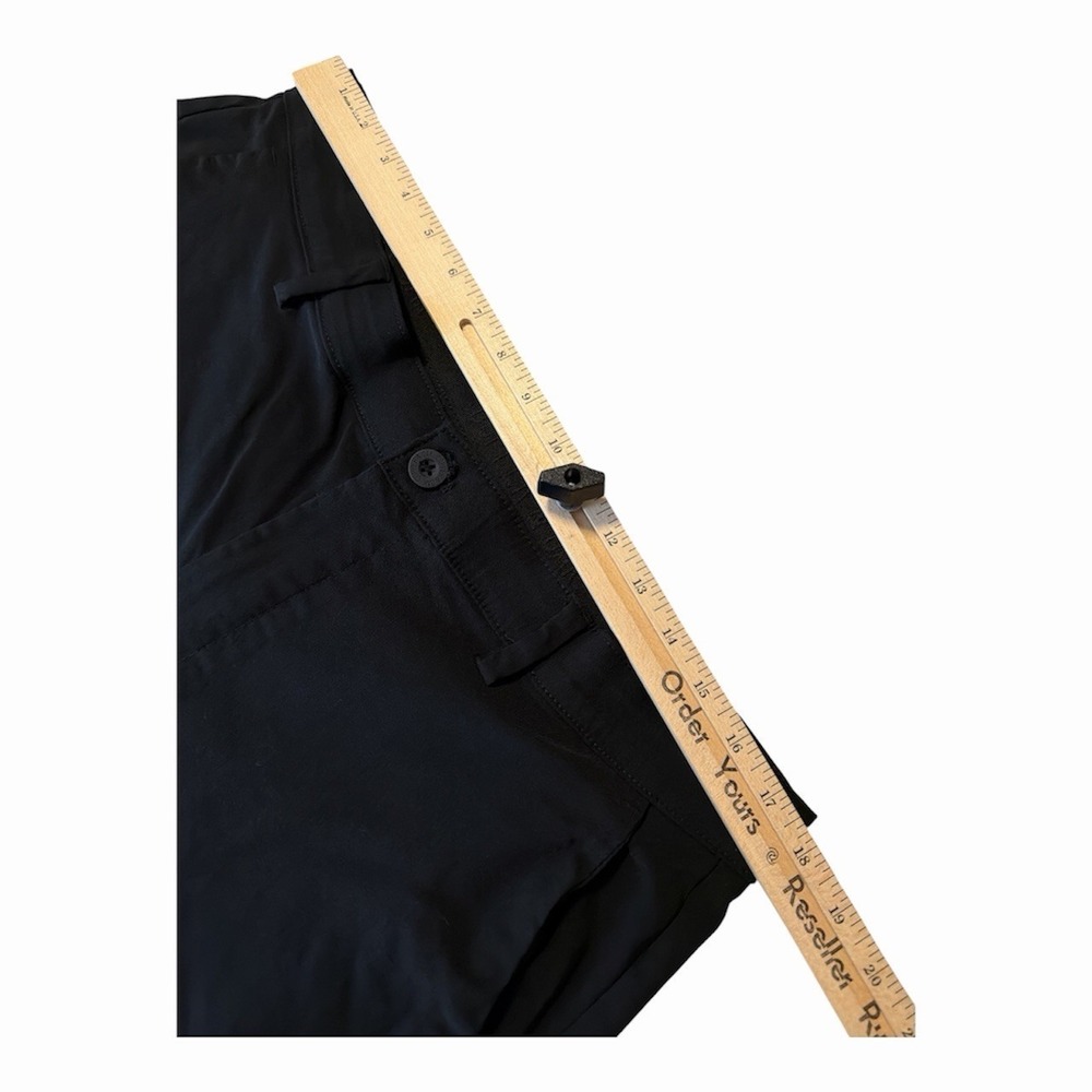 Copper & Oak Faille Trouser Pant Black Stretch 36x30 Travel Casual - Picture 4 of 6